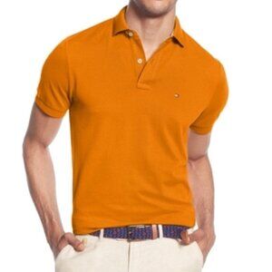 Tommy Hilfiger Mens Pumpkin orange  Polo Shirt